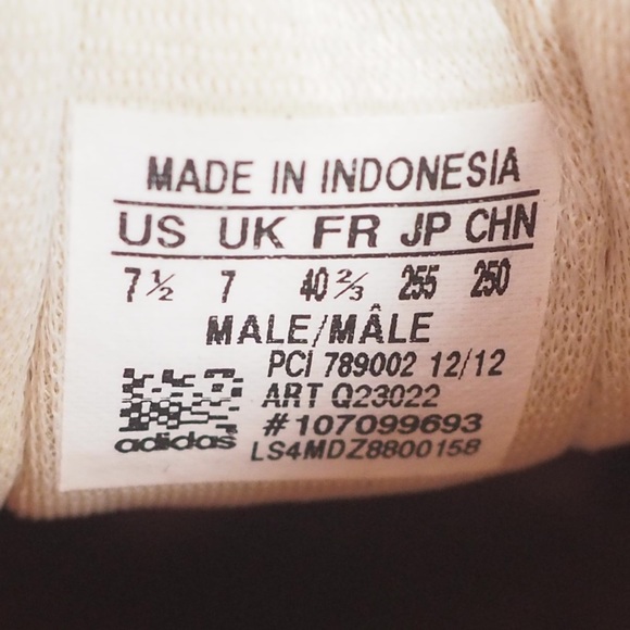 Adidas Basket Profi Orange Low Lo Trainers Men's Size UK 7 EU 40.5 US 7.5 Q23022 - Picture 6 of 6